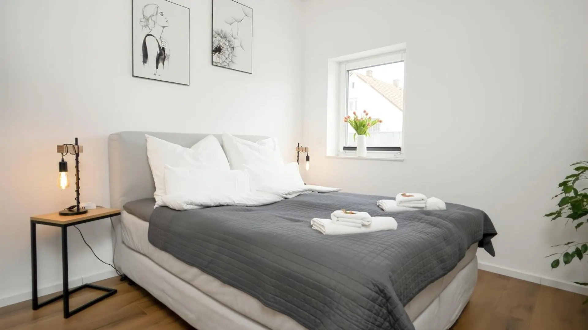 Kaiser Franz Fuer Bis Zu 6 - Zentral, Arbeitsplatz, Waschmaschine, Disney Plus Dinkelsbühl Apartment